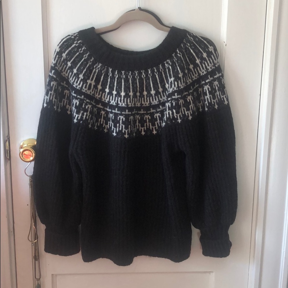Dark gray warm sweater